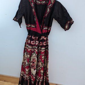 Indonesian batik dress